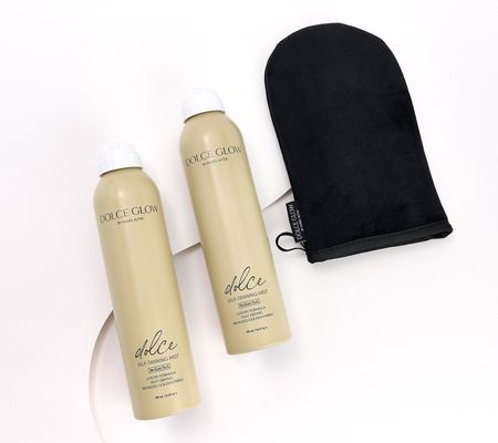 Dolce Glow Dolce Bronze Self-Tanning Spray Mist Duo with Mitt