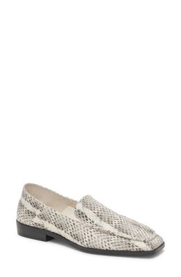Dolce Vita Beny Loafer in Grey/White Embossed Leather