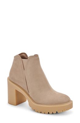 Dolce Vita Cashe H₂O Waterproof Bootie in Dune Suede H2O
