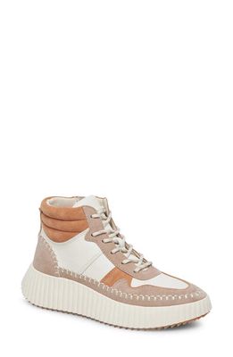 Dolce Vita Daley High Top Sneaker in Taupe Multi Suede H2O