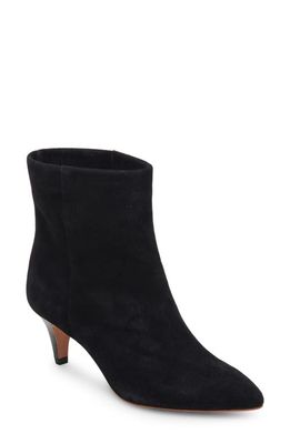 Dolce Vita Dee Pointed Toe Bootie in Nero Suede