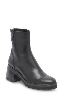 Dolce Vita Martey H2O Waterproof Bootie in Black Leather H2O