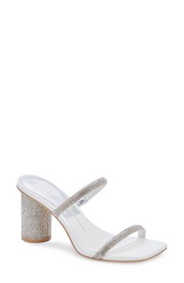 Dolce Vita Noles Embellished Slide Sandal in Crystal Rhinestone