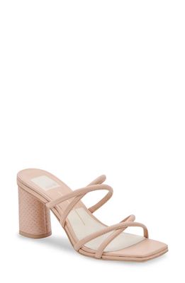 Dolce Vita Patsi Strappy Slide Sandal in Cream Leather