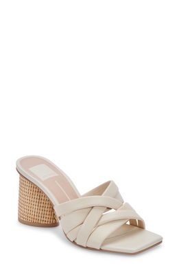 Dolce Vita Pazlee Leather Sandal in Ivory Leather