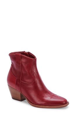Dolce Vita Silma Bootie in Red Leather