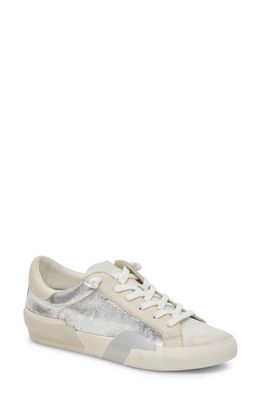 Dolce Vita Zina Sneaker in Chrome Distressed Leather