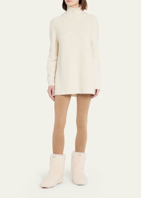 Dolcevita Monte Bianco Cashmere Ribbed Sweater