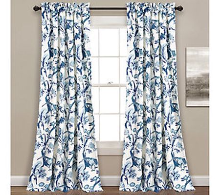 Dolores 52" x 108" Set of 2 Room Darkening Wind ow Panels