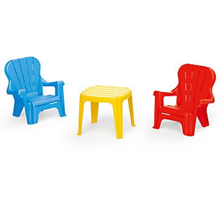Dolu Toys Childrens' Plastic Table and Chairs S et