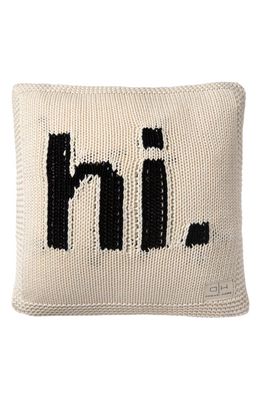 Domani Home Hi Cushion Accent Pillow in Black