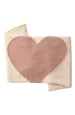 Domani Home Knit Baby Blanket in Blush