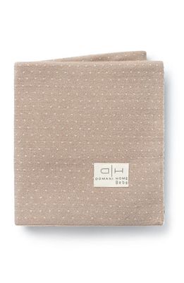 Domani Home Knit Baby Blanket in Stone