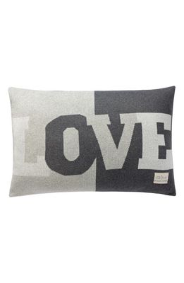 Domani Home Love Accent Pillow in Gray