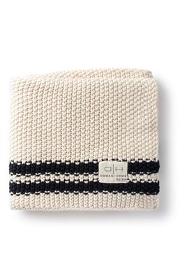 Domani Home Marici Baby Blanket in Natural/Black