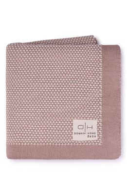 Domani Home Stipple Baby Blanket in Pink 