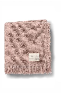 Domani Home Waffle Muslin Baby Blanket in Blush