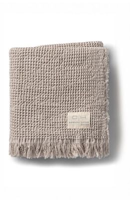 Domani Home Waffle Muslin Baby Blanket in Stone