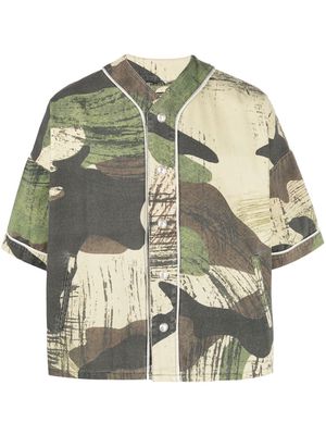 Domenico Formichetti camouflage pullover shirt - Green