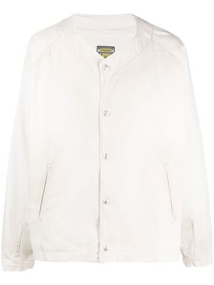 Domenico Formichetti V-neck single-breasted jacket - White
