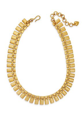 Domino 24K-Gold-Plated Collar Necklace