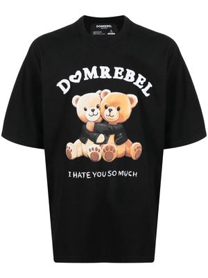 DOMREBEL Besties graphic-print T-shirt - Black
