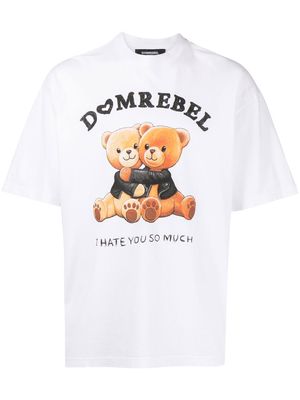 DOMREBEL Besties graphic-print T-shirt - White