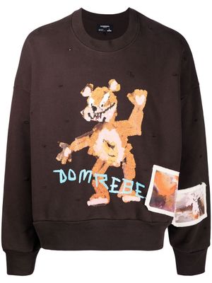 DOMREBEL Bruce graphic-print sweatshirt - Black
