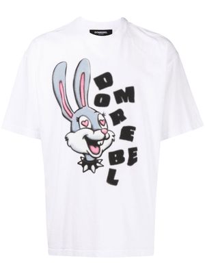 DOMREBEL Bugs Bunny cotton T-shirt - White