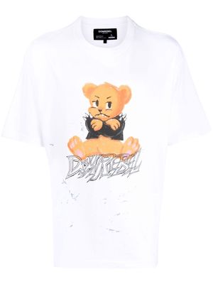 DOMREBEL graphic logo-print T-shirt - White