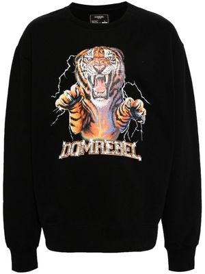 DOMREBEL Rage cotton sweatshirt - Black