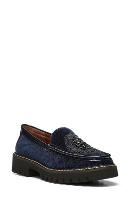 Donald Pliner Hope Loafer in Navy