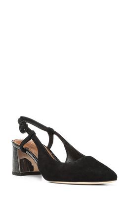 Donald Pliner Song Slingback Pointed Toe Pump in Black