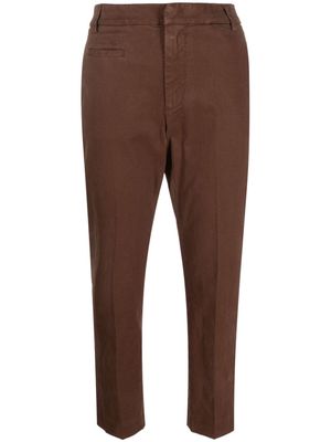 DONDUP Ariel slim cropped trousers - Brown