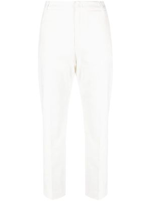 DONDUP Ariel slim cropped trousers - White