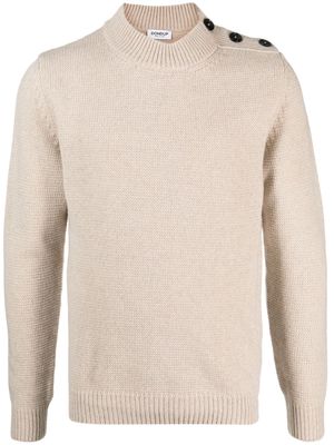 DONDUP button-fastening knitted jumper - Neutrals