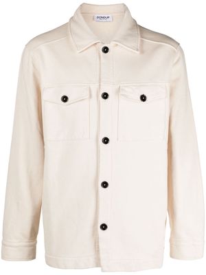 DONDUP button-up cotton jacket - White
