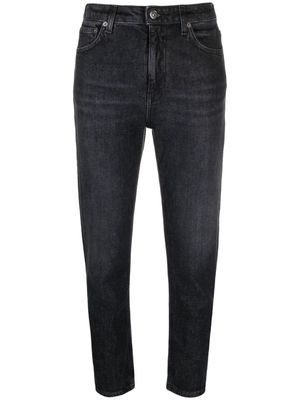 DONDUP Cindy skinny-cut cropped jeans - Black