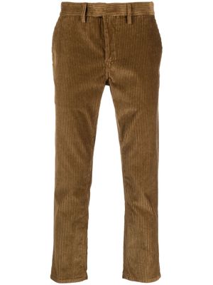 DONDUP corduroy straight-leg trousers - Brown