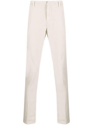 DONDUP cotton straight-leg trousers - Neutrals