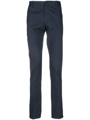DONDUP cotton tailored trousers - Blue
