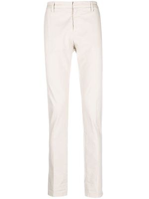 DONDUP cotton tailored trousers - Neutrals