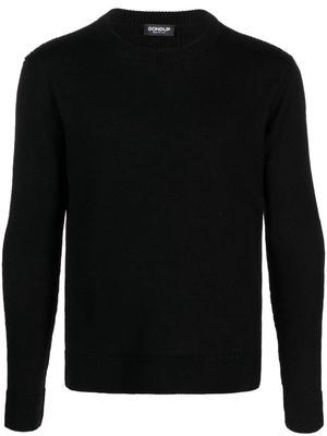 DONDUP crew-neck merino wool jumper - Black