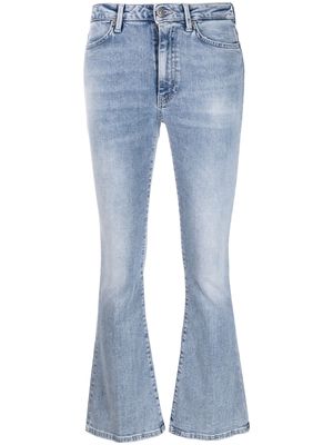 DONDUP cropped bootcut jeans - Blue