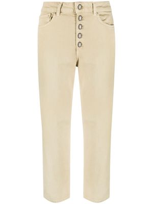 DONDUP cropped button-down jeans - Neutrals