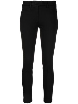 DONDUP cropped straight-leg trousers - Black