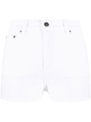 DONDUP denim high-waisted shorts - White