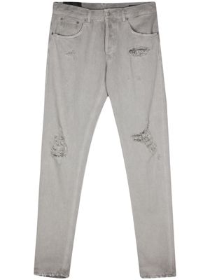 DONDUP Dian ripped tapered jeans - Grey