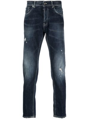 DONDUP distressed-effect slim-fit jeans - Blue