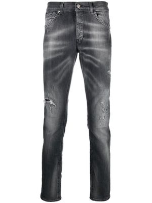 DONDUP distressed-effect slim-fit jeans - Grey